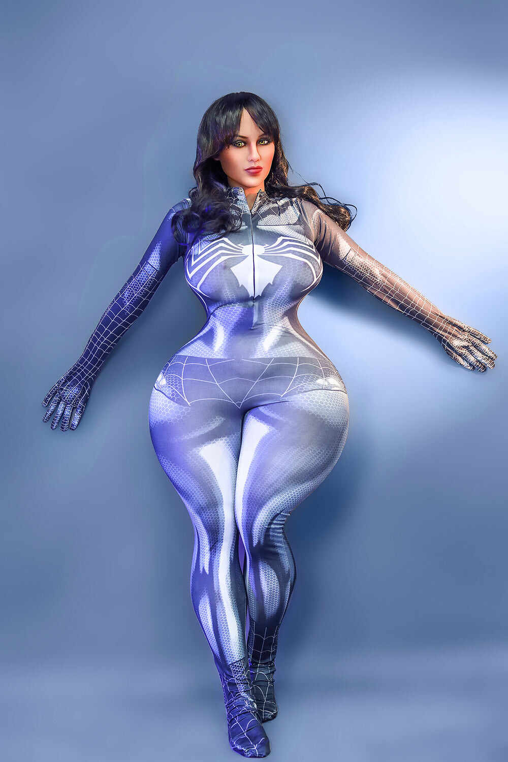 US Stock - Nephele 4.92ft/ 150cm #114 BBW Big Butt Most Realistic Adult Fat Sex Doll With Thick Thigh
