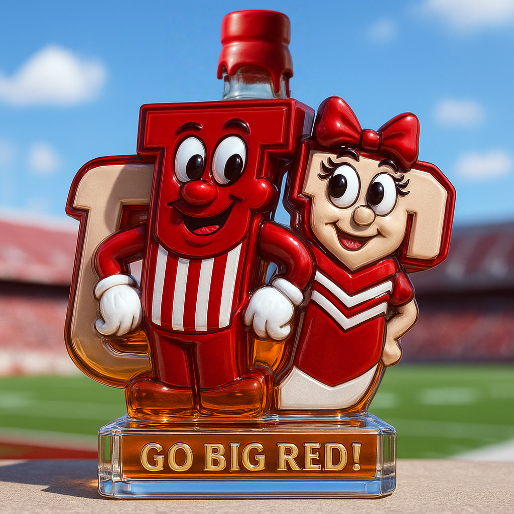 Indiana Hoosiers Mr. IU & Ms. IU Limited Edition Whiskey Bottle