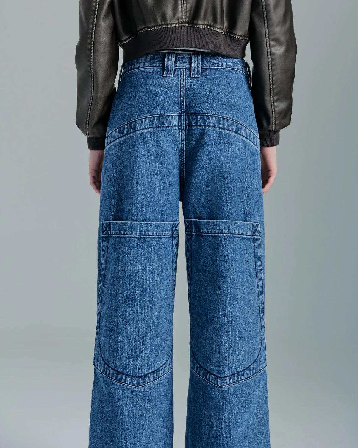 The Camilla Jeans. 27”. Dark Stone.