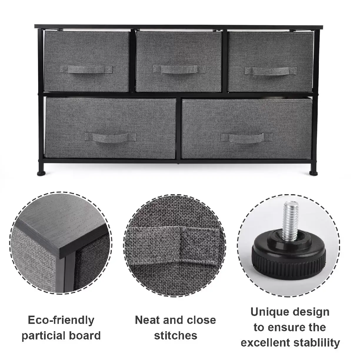 ⏰Bedroom Dresser with 5 Drawers⏰