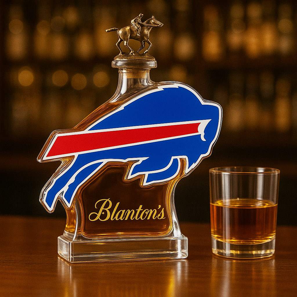 Buffalo Bills Whiskey Bottle