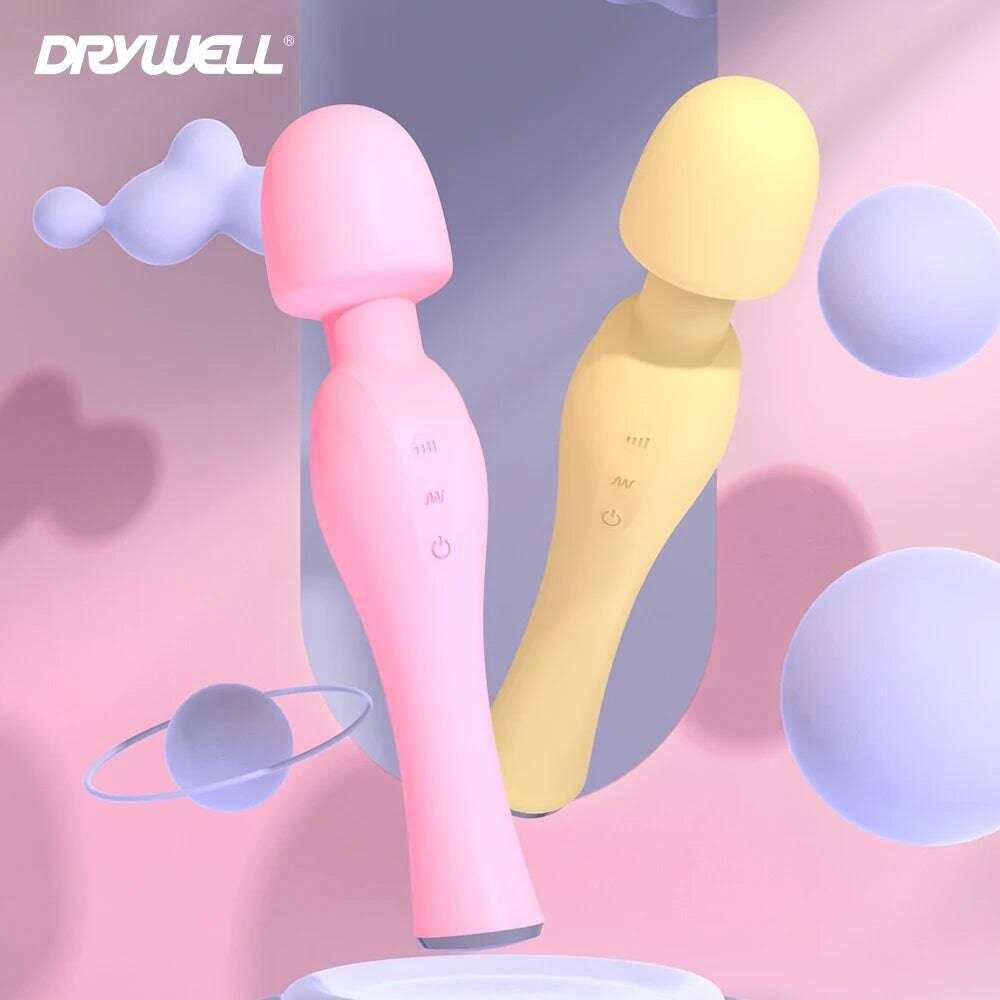 DRY WELL 20-Speed Vibrator – Magic Wand, Clitoris & Glans Stimulator