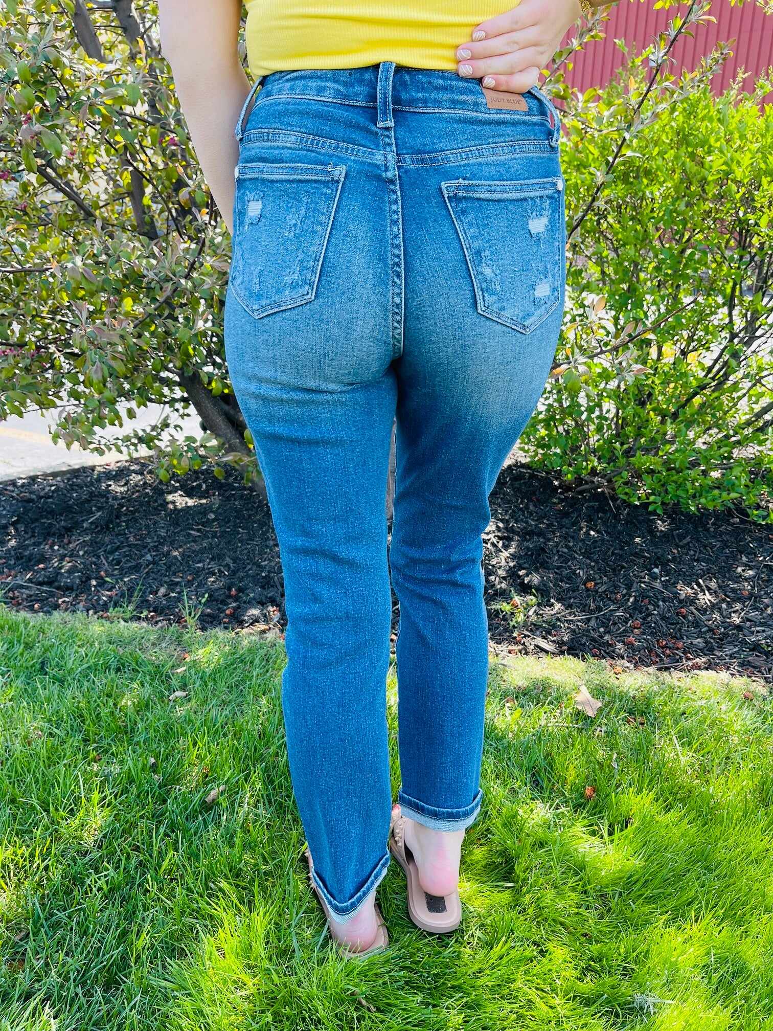 PLUS/REG Chasing Rainbows Straight Leg Jeans