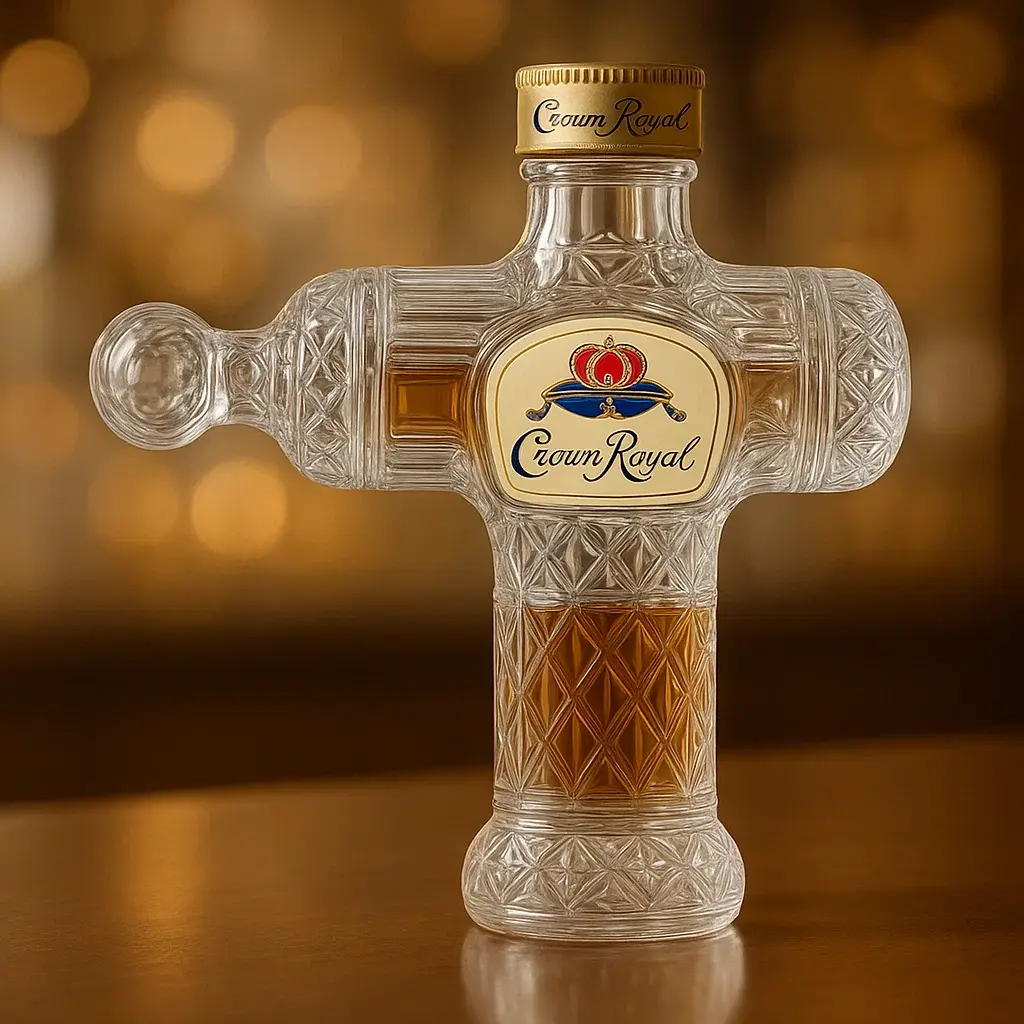 Fascia Gun Whiskey Bottle