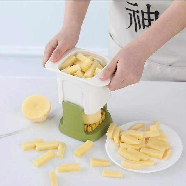 new multi-function vegetable cutter household hand-pressed french fries vegetable cutter potato dicing artifact kitchen vegetable cutting artifact