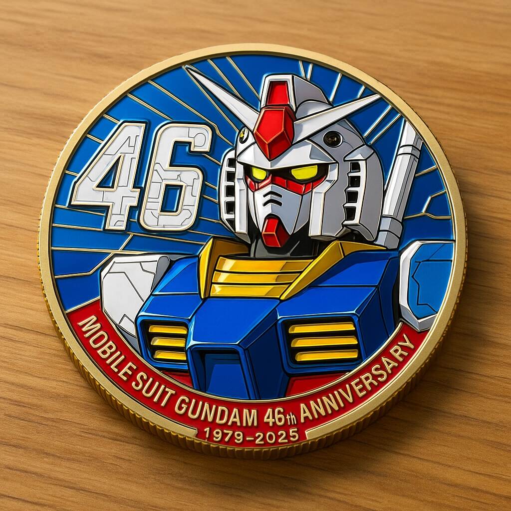 Gundam 46th Anniversary Commemorative Coin