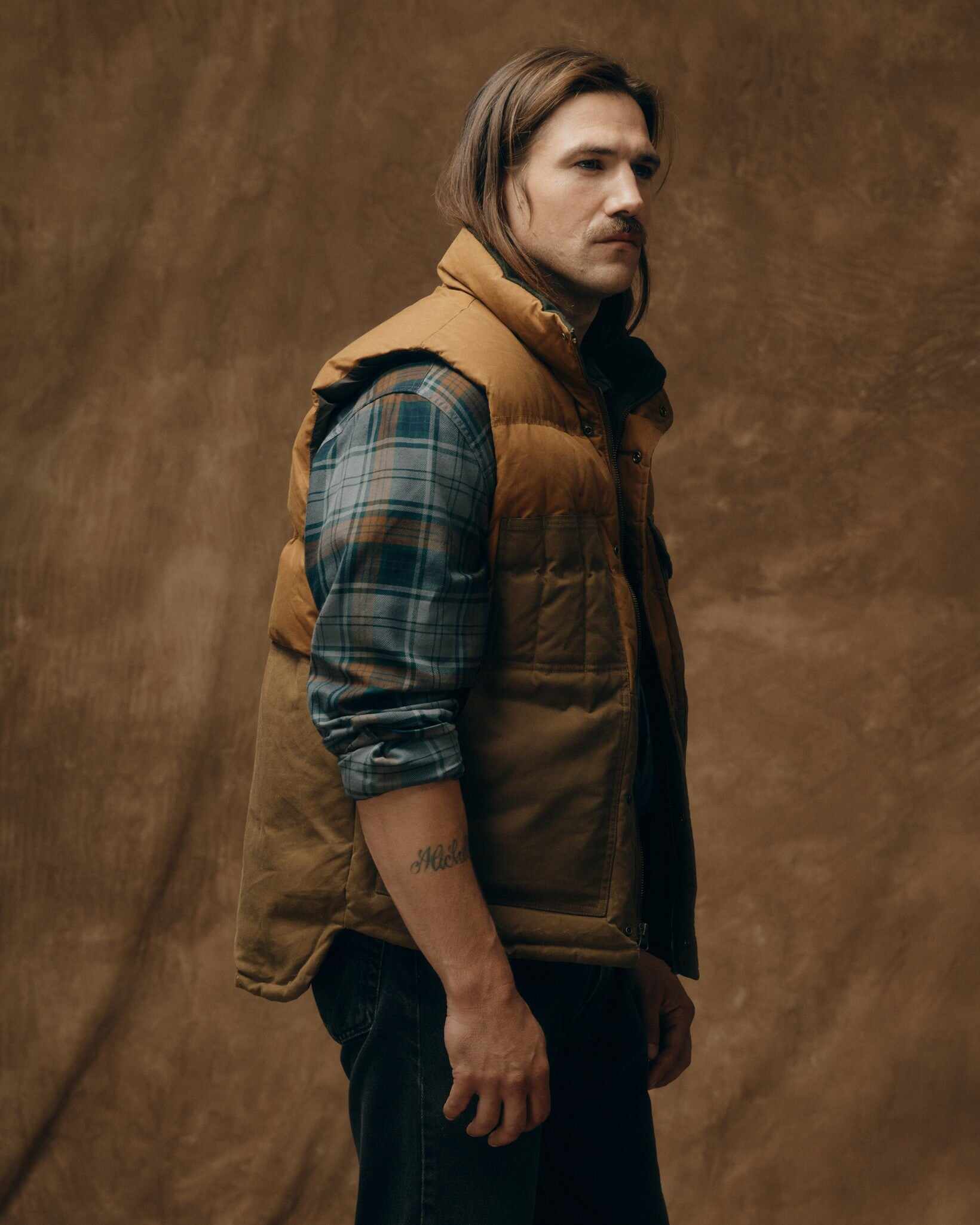 Down Cruiser Vest - Dark Tan