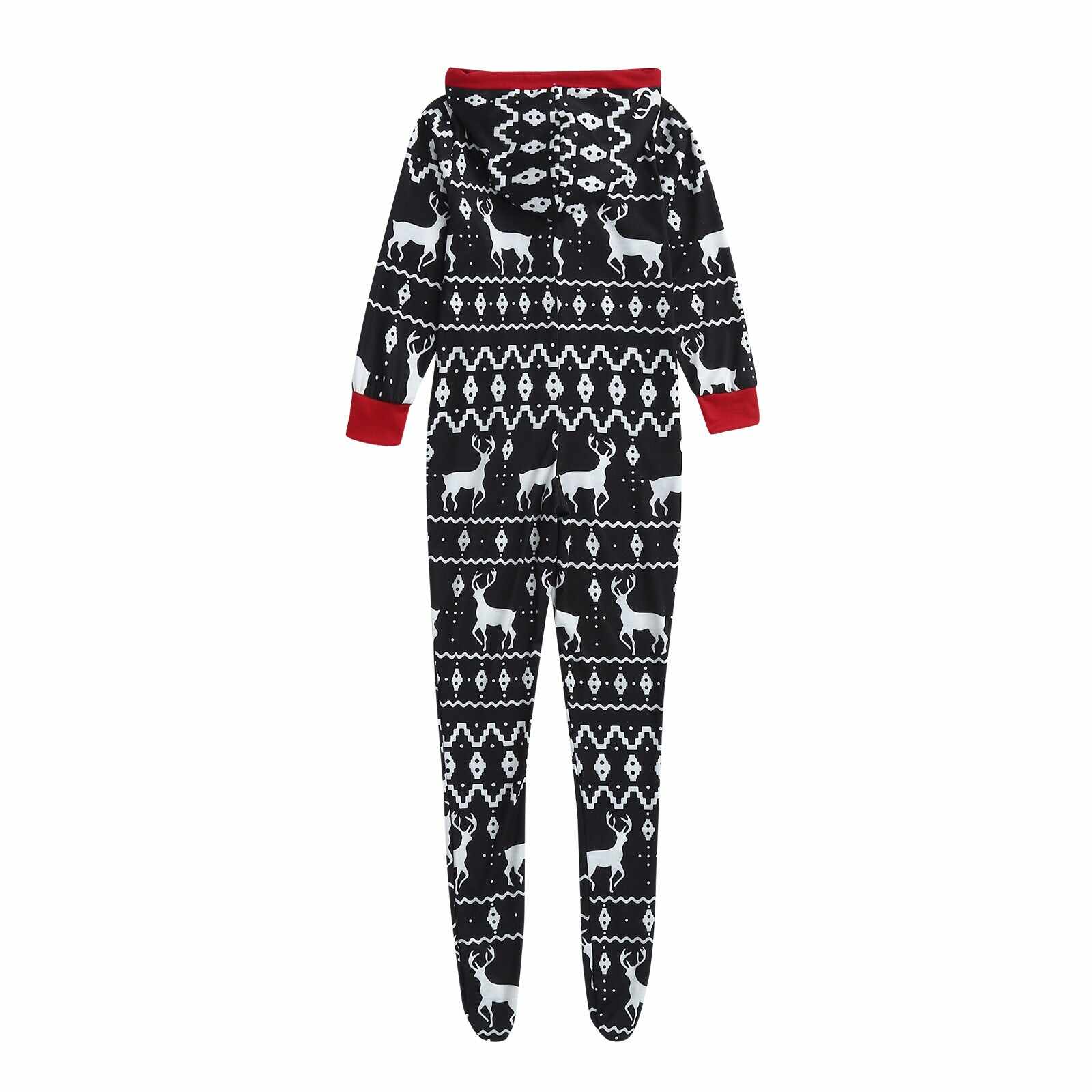 Family Christmas Matching One-Piece Pullover Pajama Set