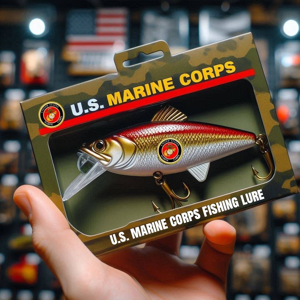 🎖️🐟U.S. Military Pride Fishing Lure