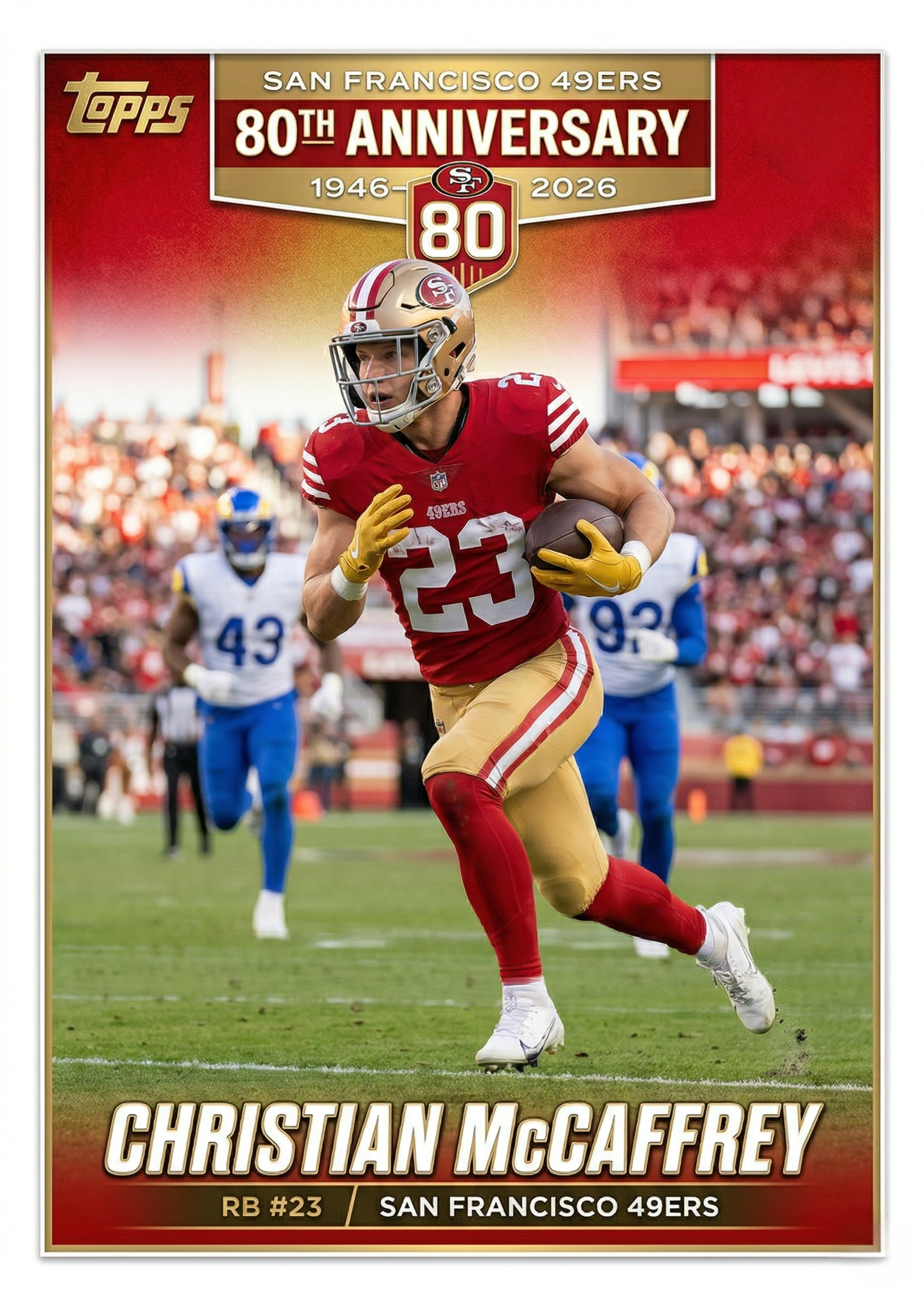 2026 San Francisco 49ers 80th Anniversary Hobby Box