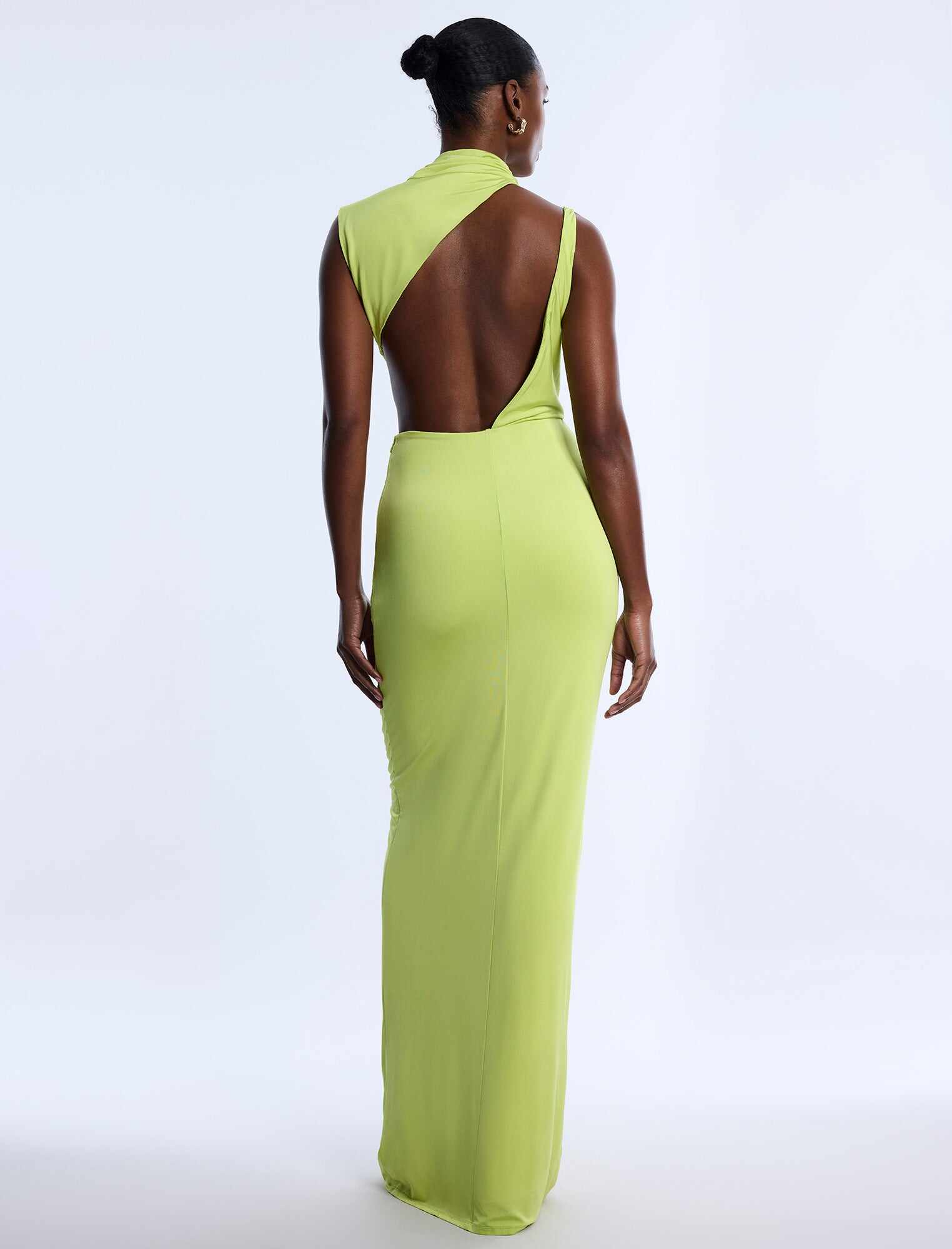 Asymmetrical  Jersey Gown