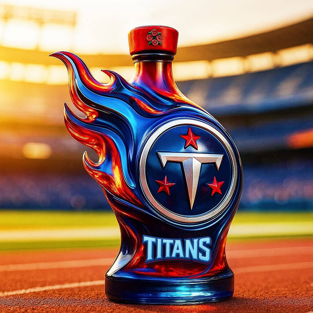 Tennessee TitansTennessee Titans Whiskey Bottle