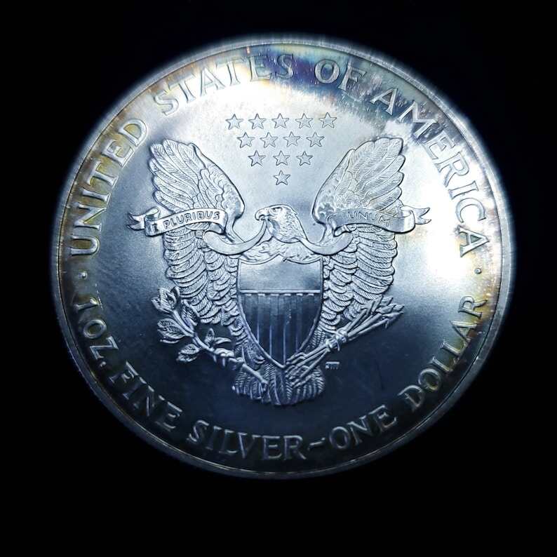 1995  American Silver Eagle    -  1 Oz .999 Silver - Key Date  # 429