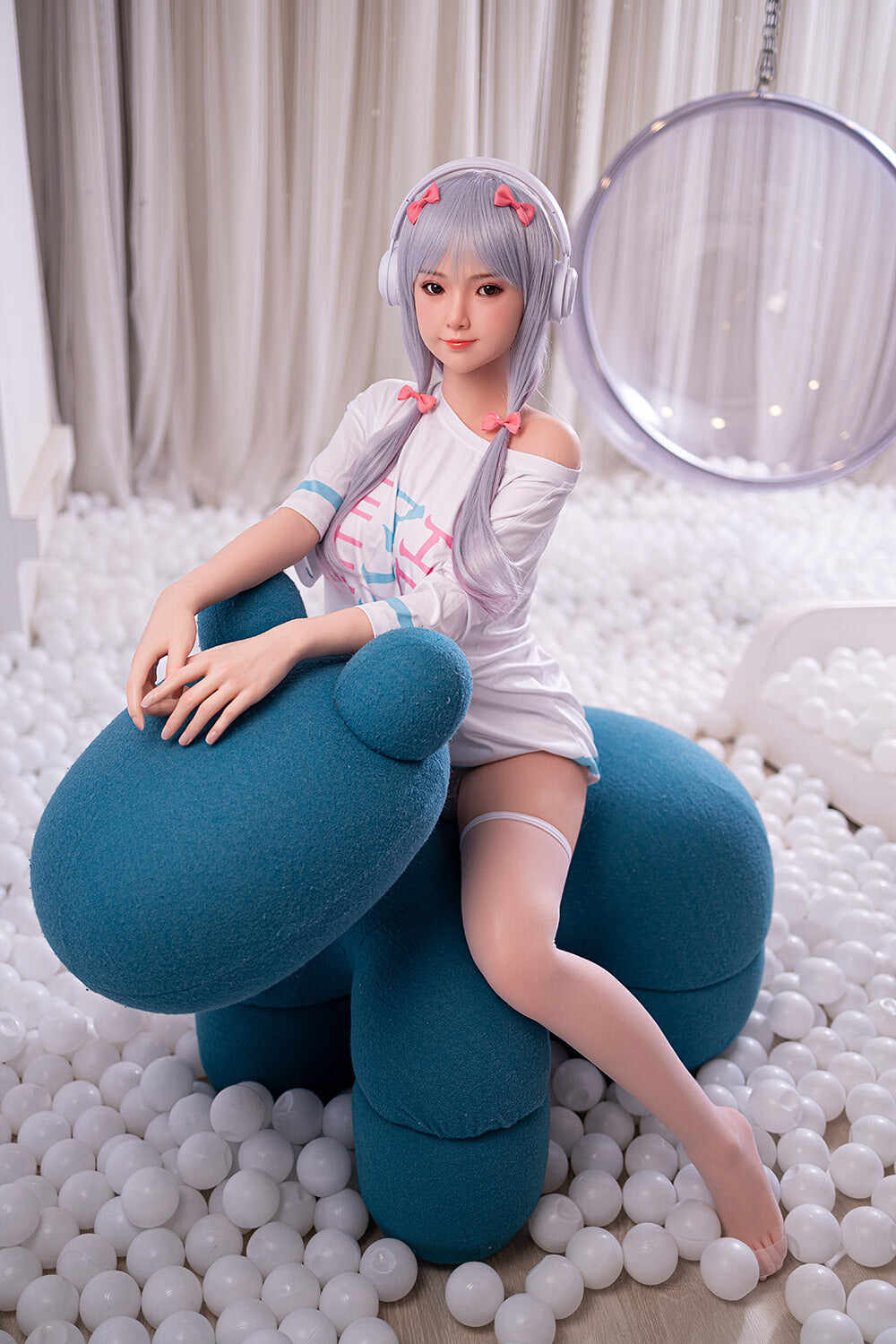 Corrinne 5ft18 / 158cm #30 Head Full Silicone Small Breasts Cute Custom Sex Doll