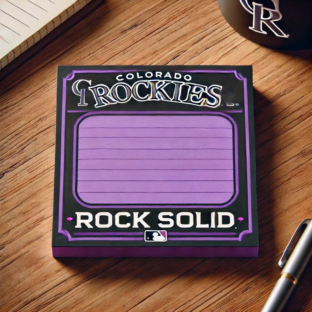 Baseball Team Sticky Notes