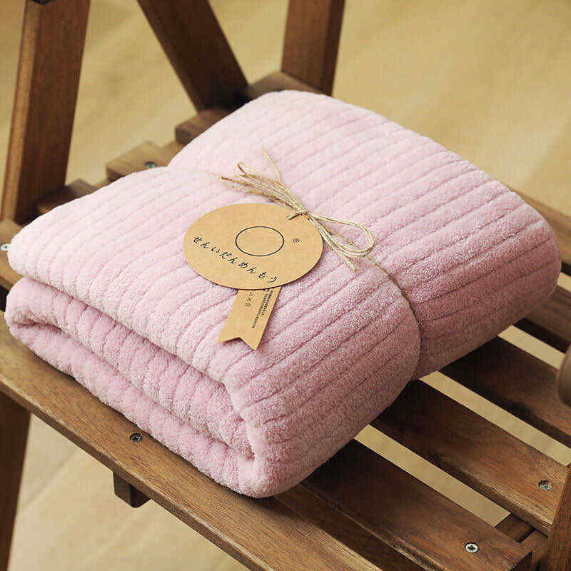 Soft Pure Color Bath Towel (2PCS)