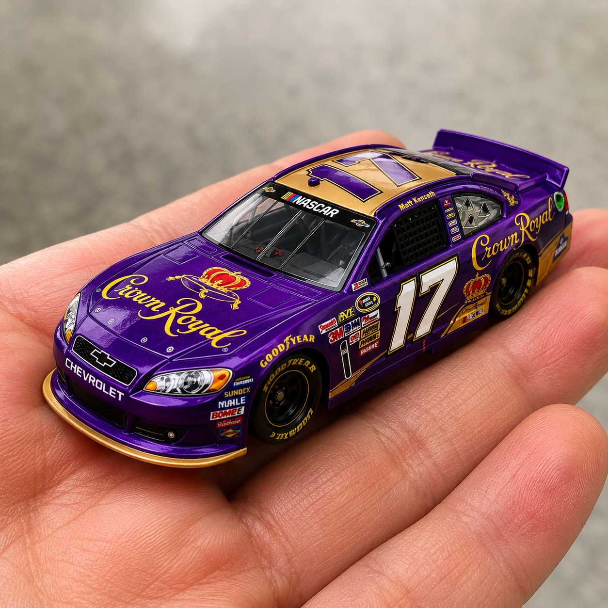 Hot Wheels Crown Royal 87th Anniversary Matt Kenseth #17 NASCAR Chevrolet Collector Edition Car