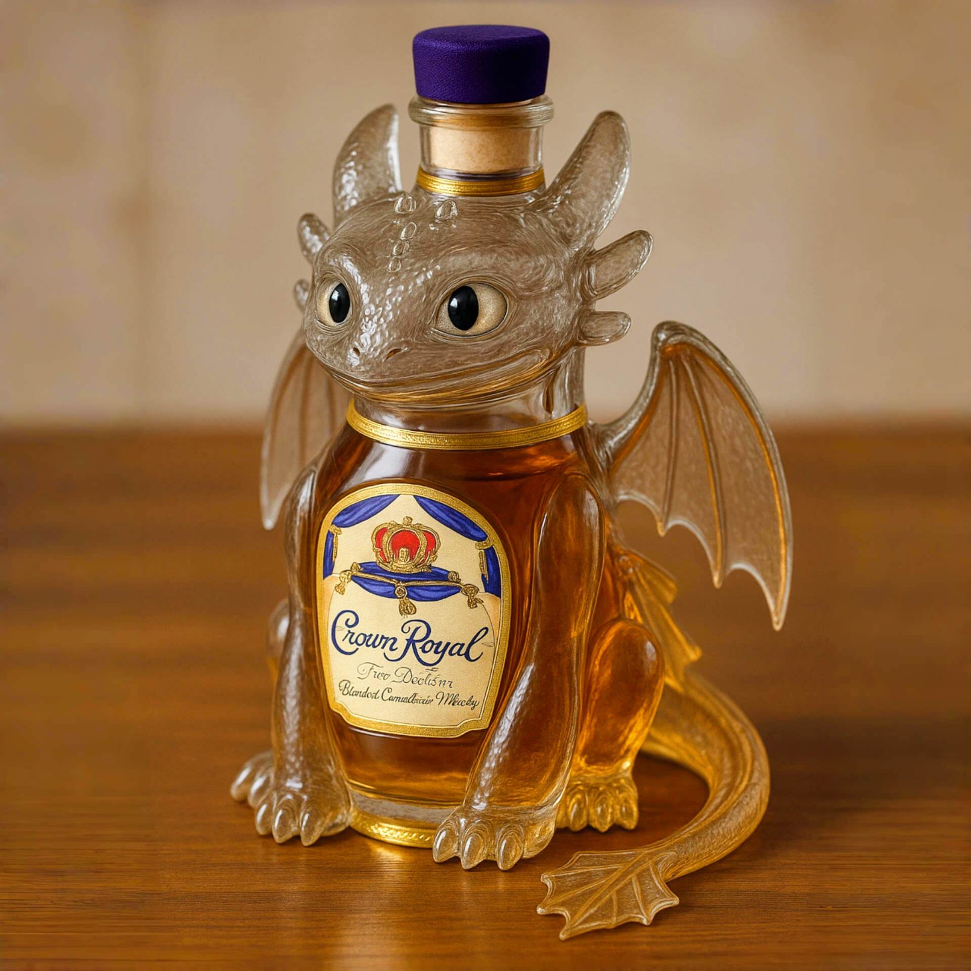 Toothless Whiskey Bottle
