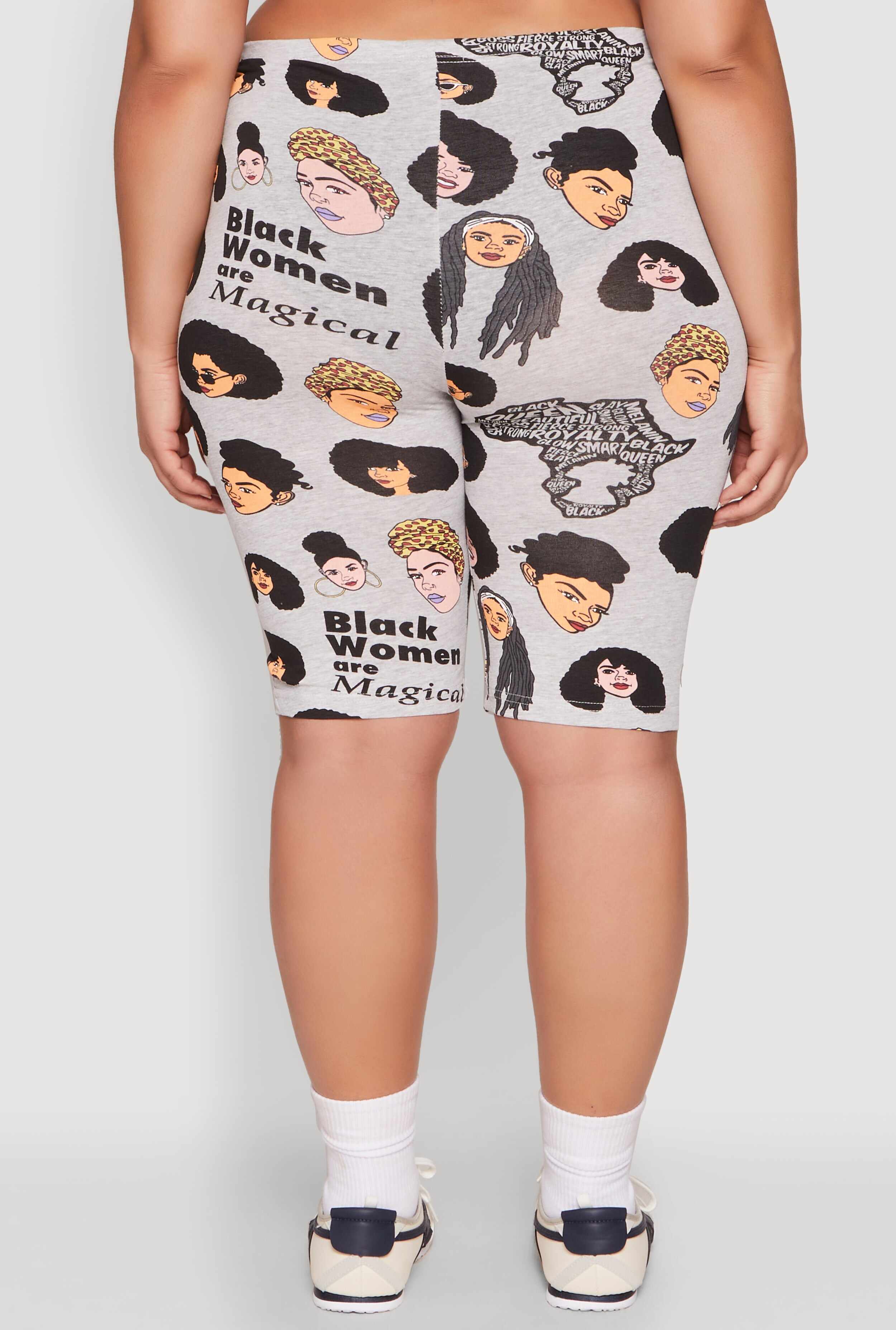Plus Size Black Women Are Magical Biker Shorts