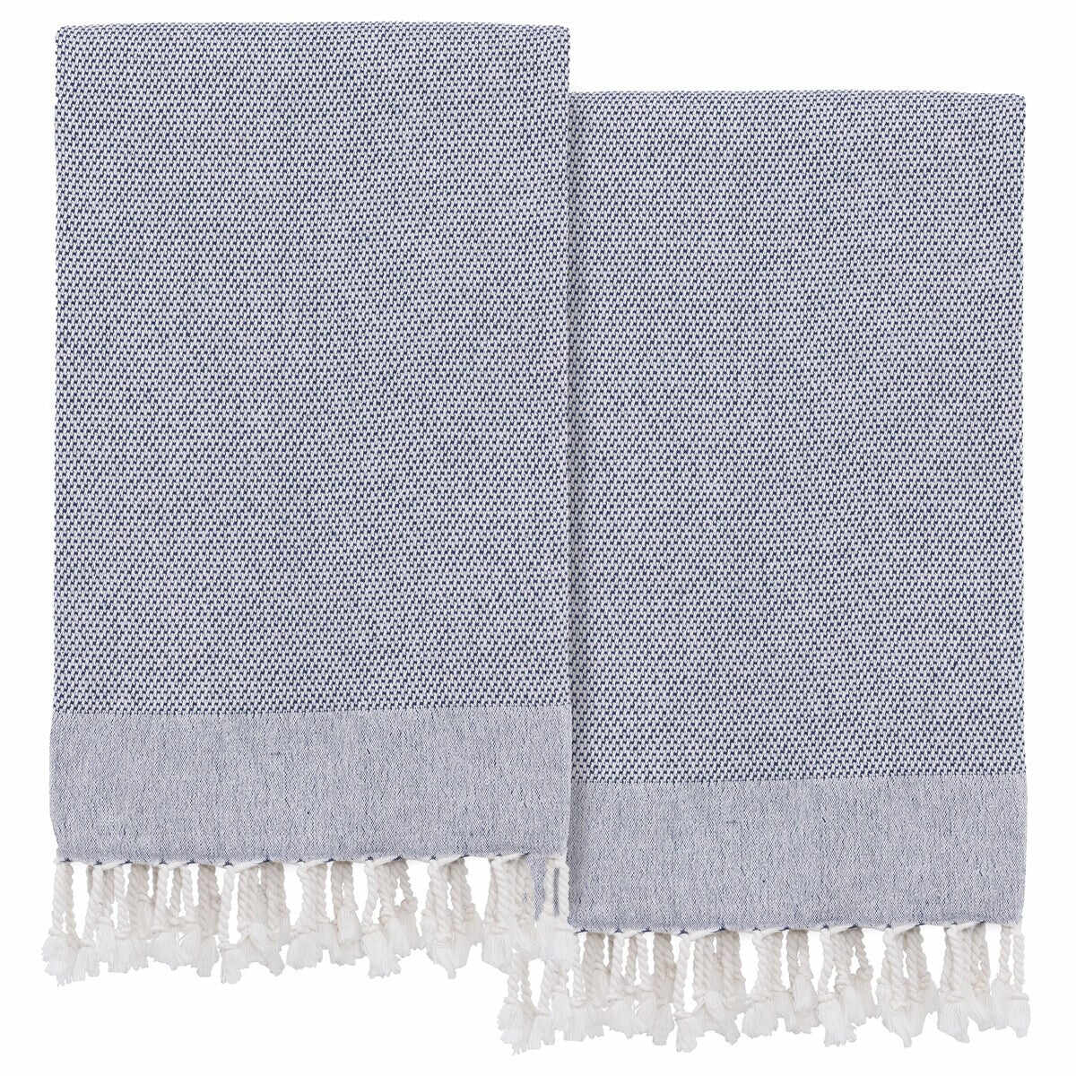 Authentic Hotel and Spa Turkish Cotton Fun in Paradise Pestemal Beach Towel (Set of 2)