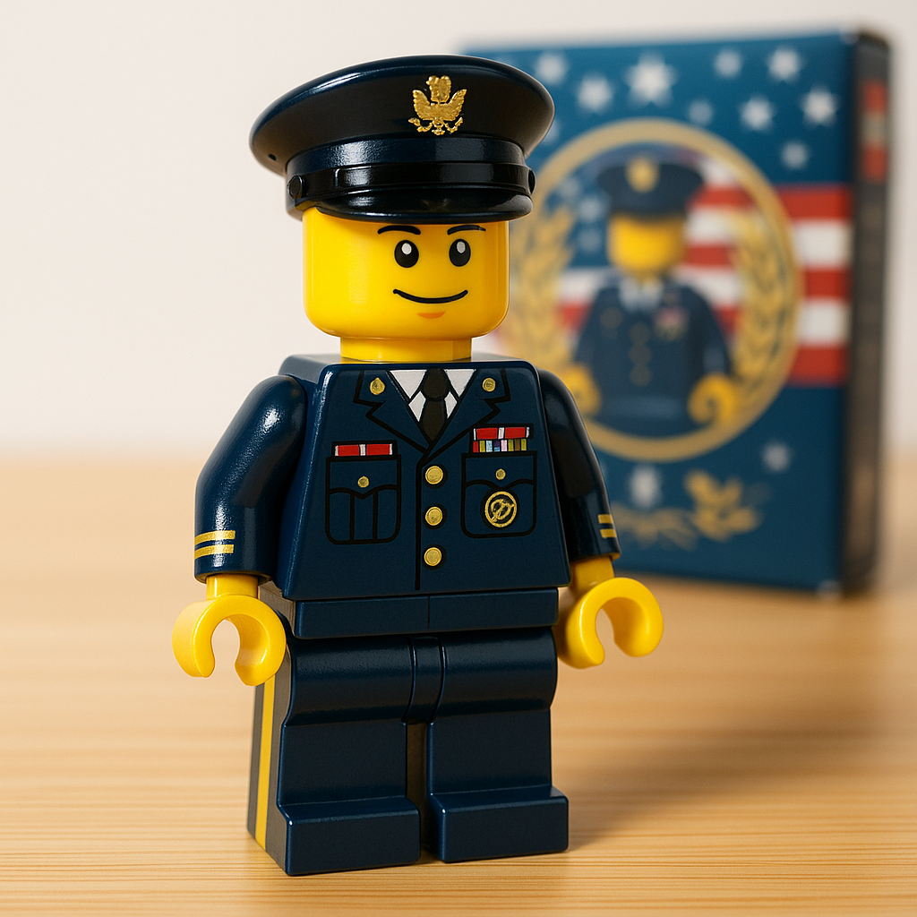 Veterans Tribute Building Block Minifigure