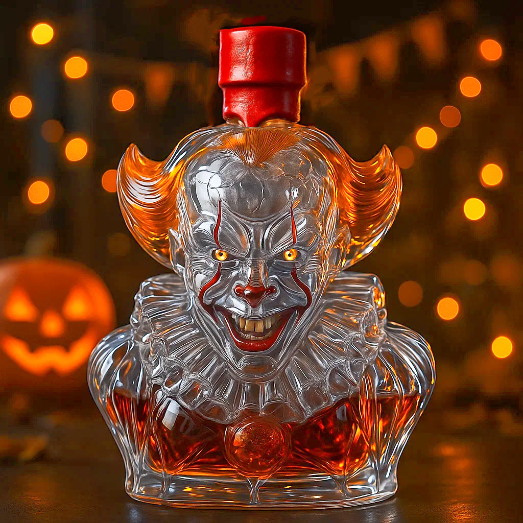 Clown Whiskey Bottle