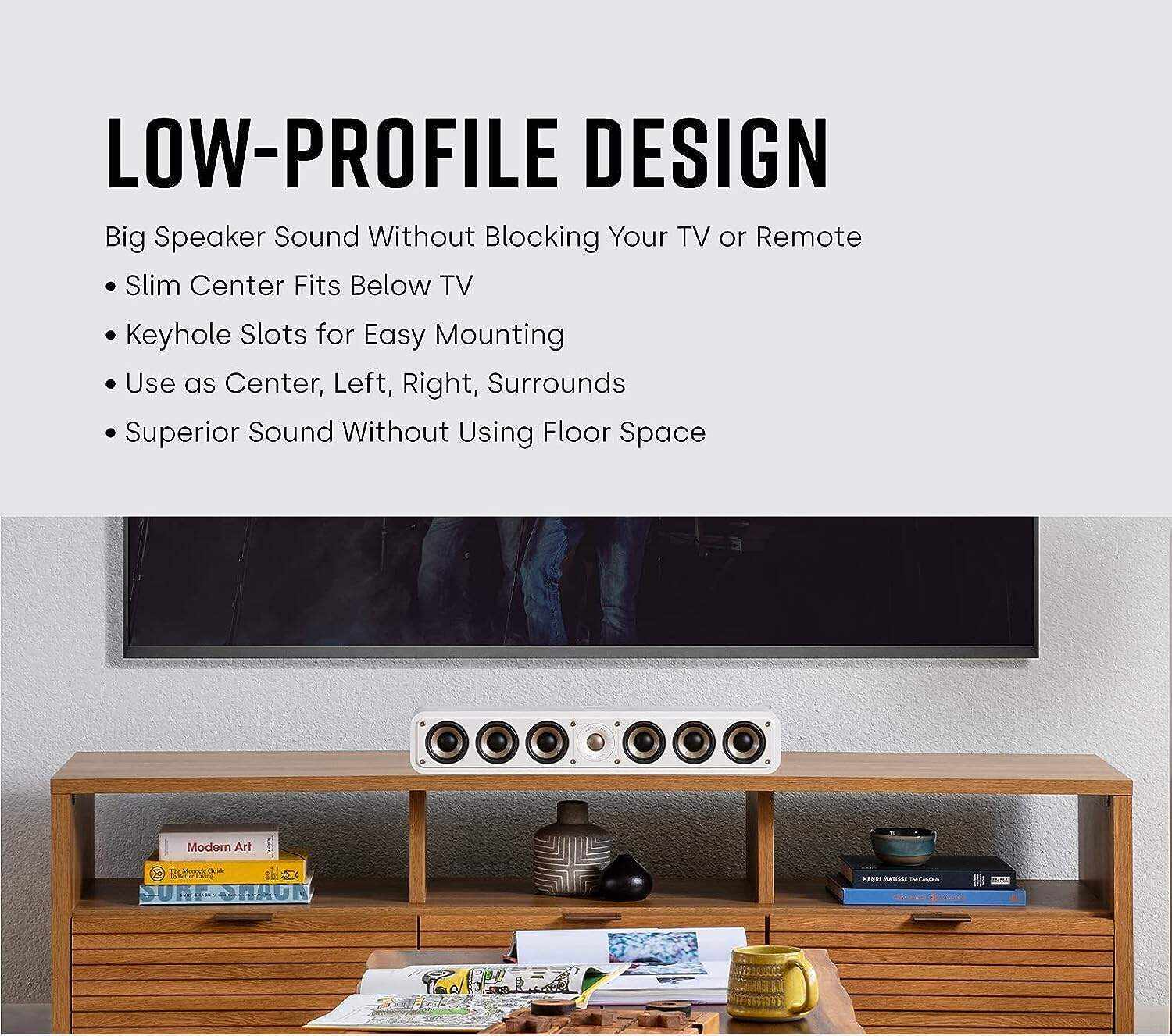 Polk Audio Signature Elite ES20 Bookshelf Speaker - Hi-Res Audio Certified,Dolby Atmos & DTS:X Compatible, 1