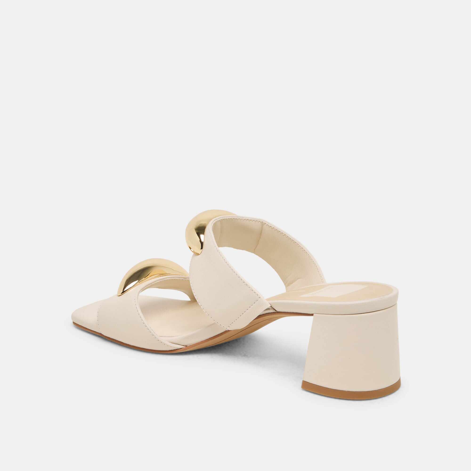 BARNET HEELS BONE LEATHER