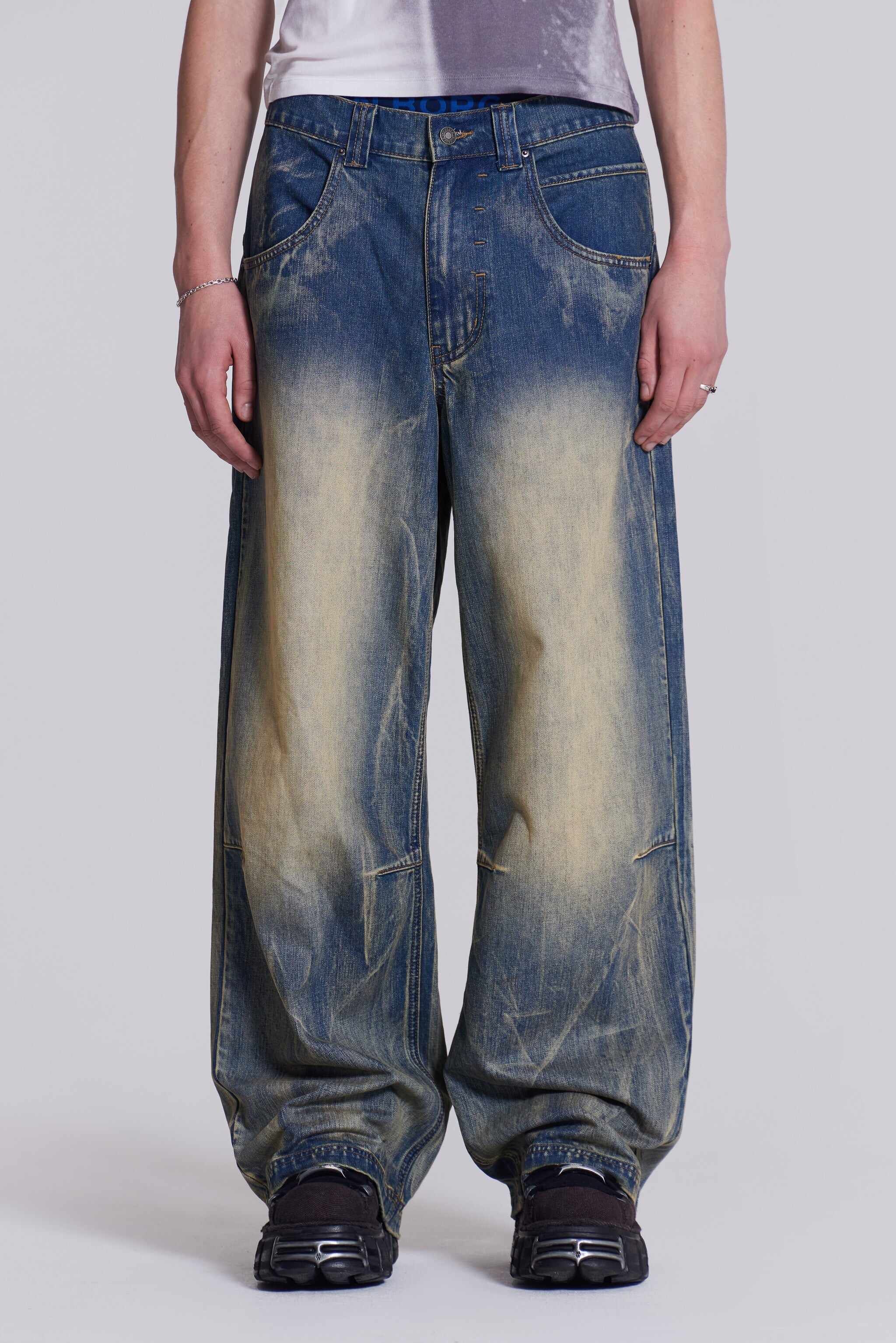 Blue Ethereal Colossus Jeans