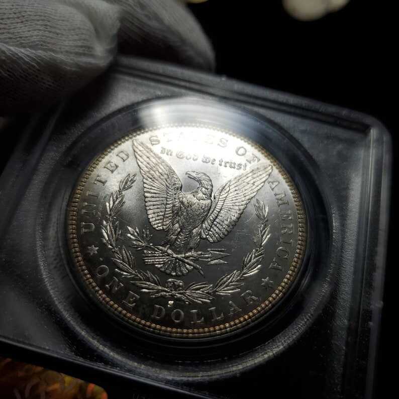 1882  S  MS 64  Silver Morgan Dollar- PCGS  Silver  Coin . Beautiful Color  Lot # 262