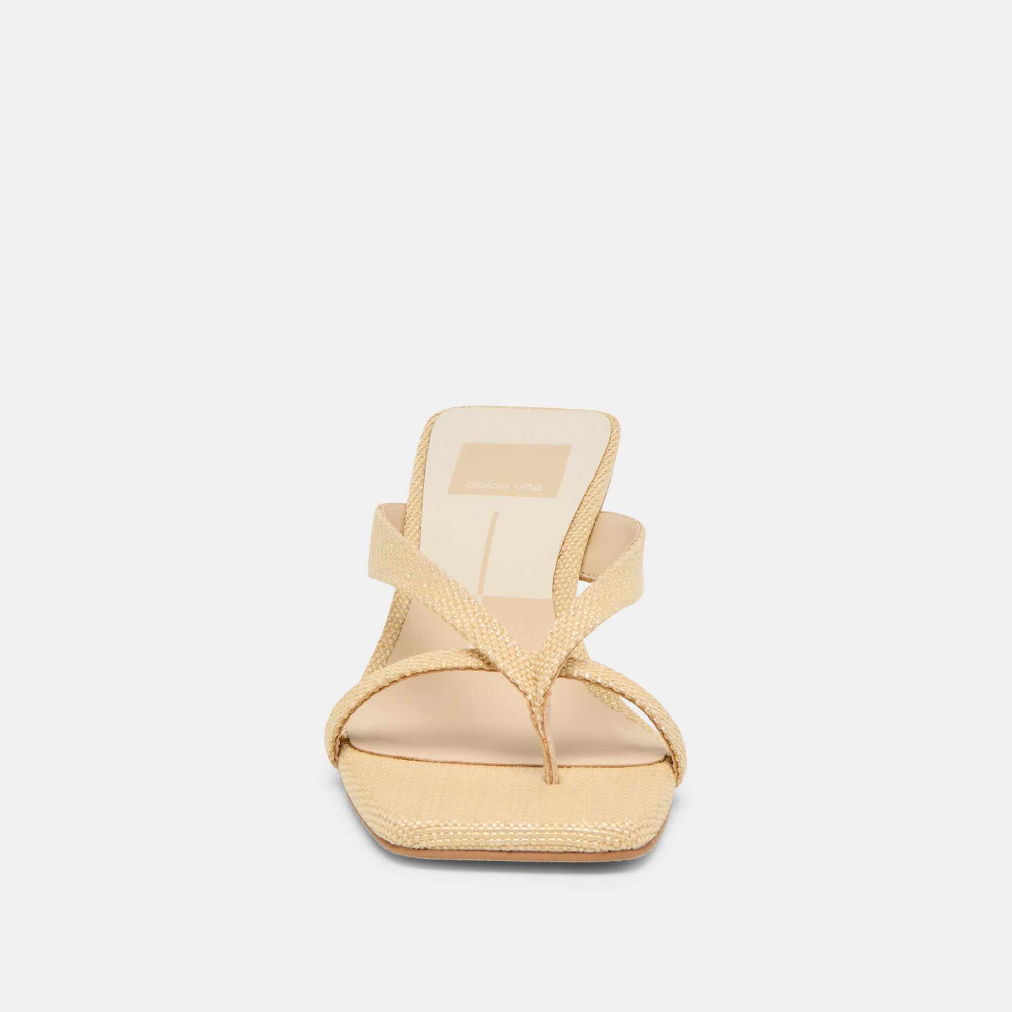 BREVEL HEELS NATURAL RAFFIA
