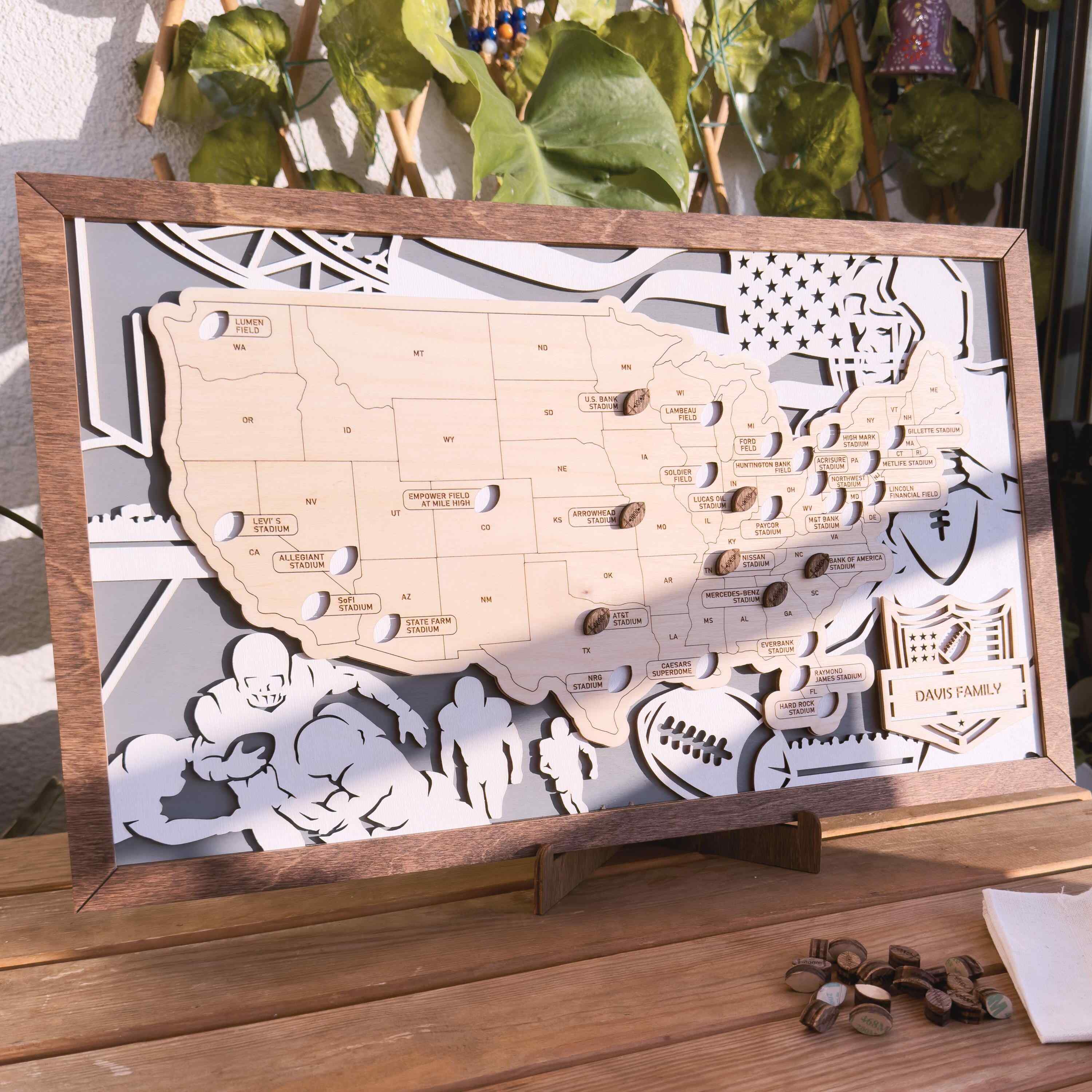 Stadium Travel Map Tracker