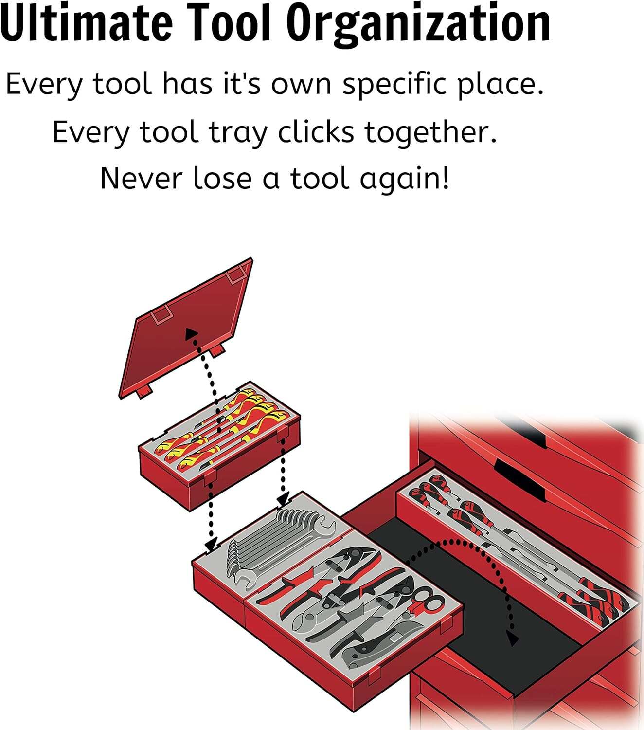 Teng Tools 1100 Piece Complete Mixed Monster Mega Master Hand Tool Kit - TCMONSTER02
