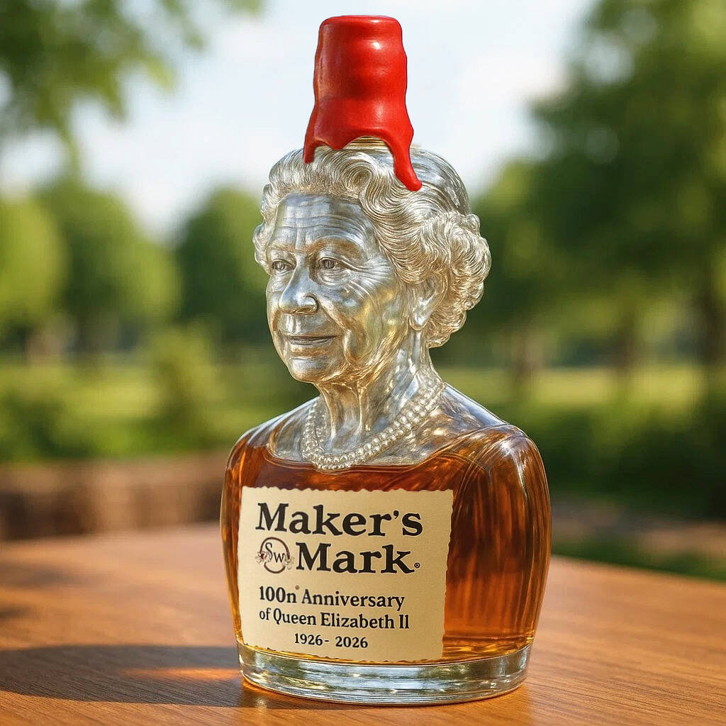 Queen Elizabeth II 100th Anniversary Whisky Collector's Edition Bottle