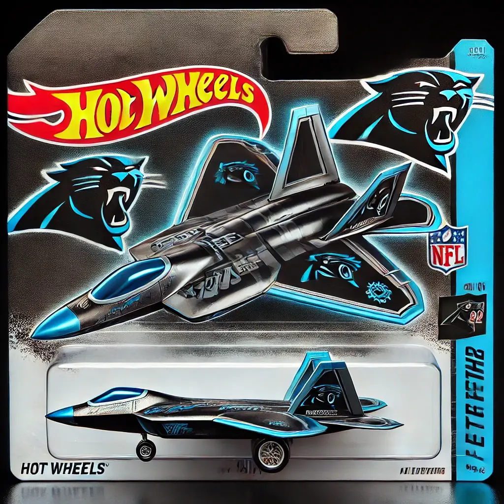 Hot Wheels x NFL F-22 Fighter