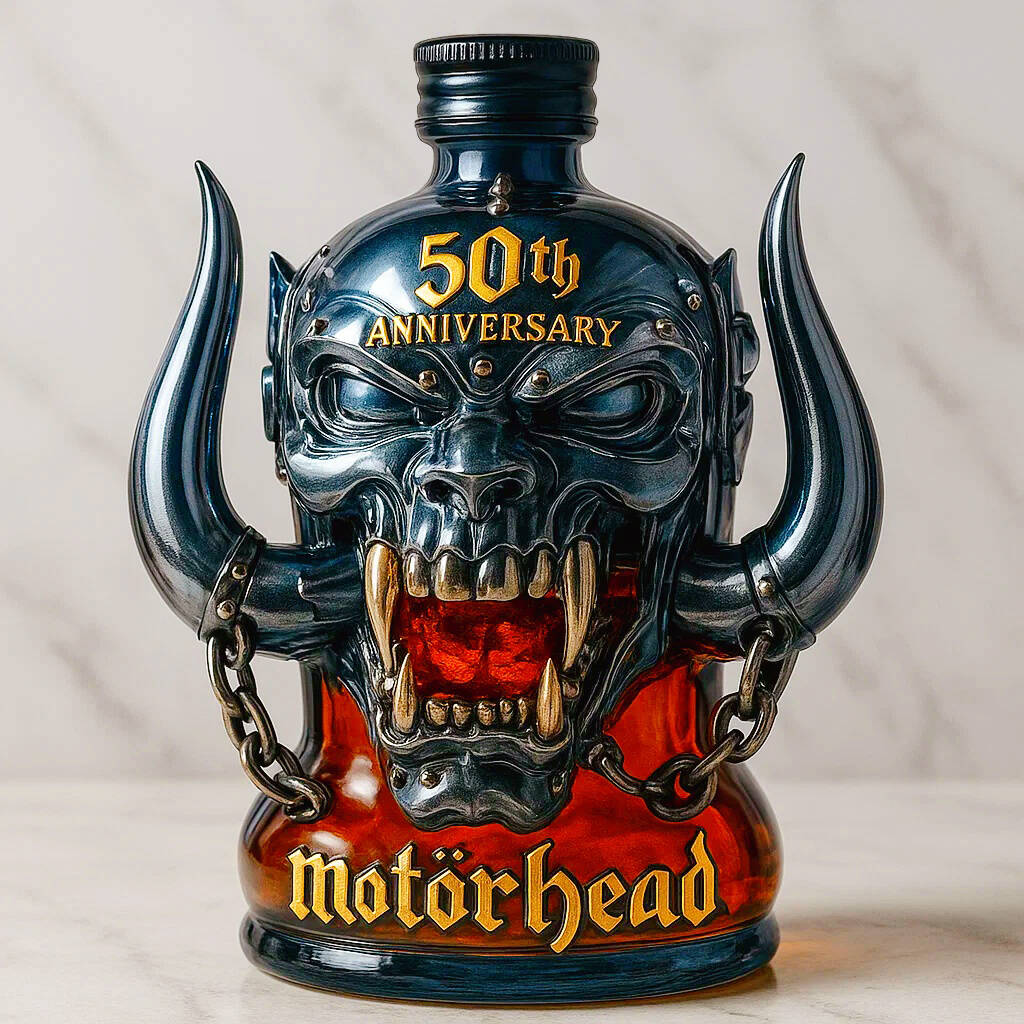 Motörhead 50th Anniversary Whisky Bottle