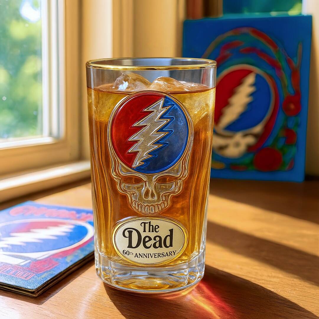 The Dead 60th Anniversary Glass