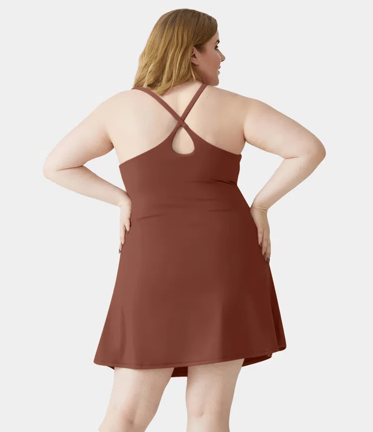 🔥Flash Sale🔥Softlyzero Plush Backless Active Dress-Easy Peezy