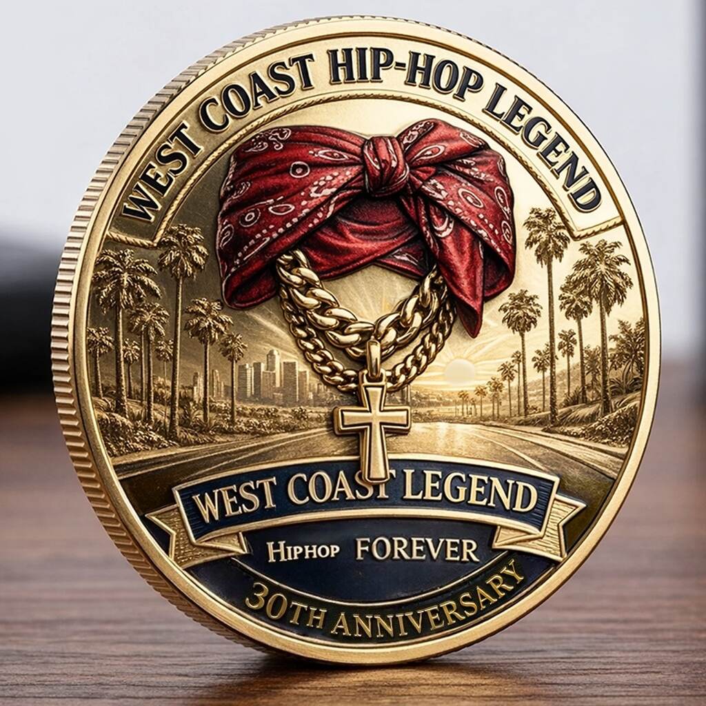 2Pac All Eyez on Me 30th Anniversary Commemorative Coin
