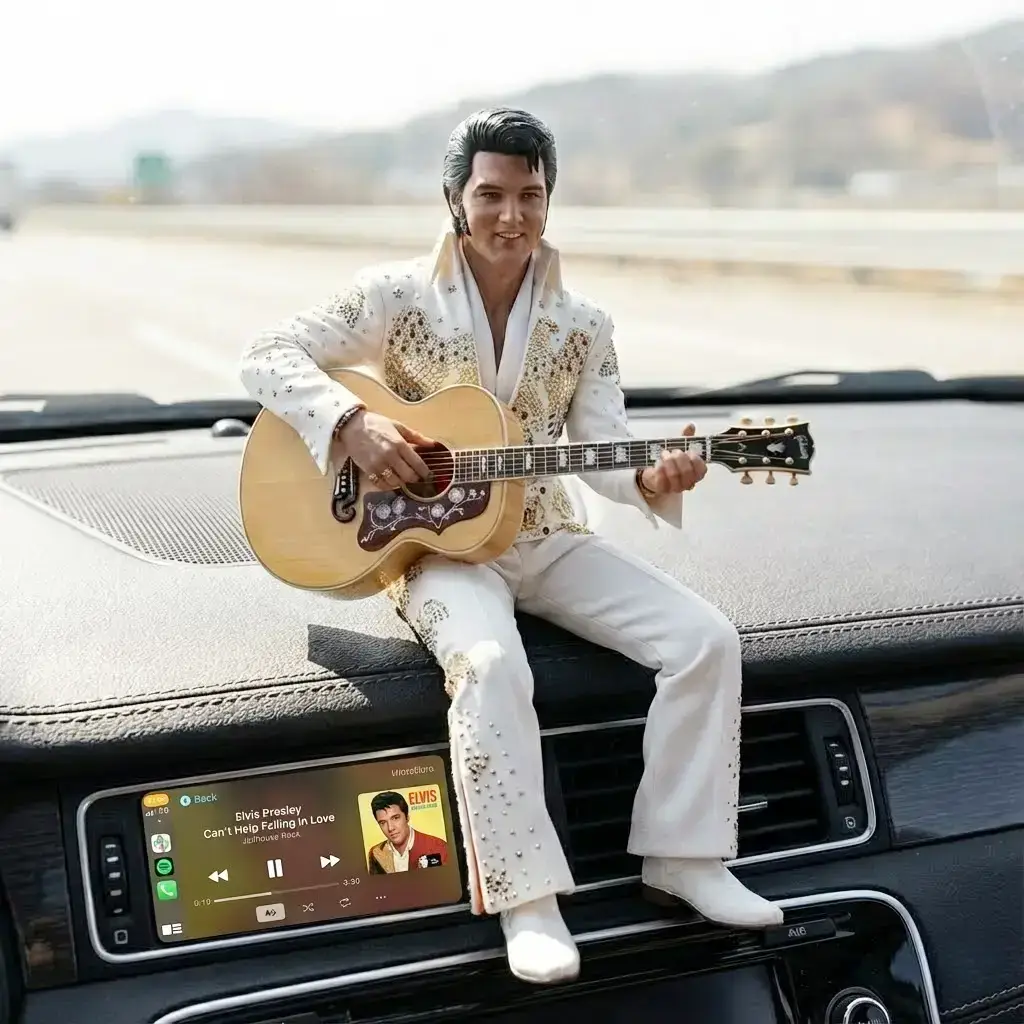 👑The King Has Entered the Building (Your Car)! Turn Your Dashboard into a Vegas Stage!