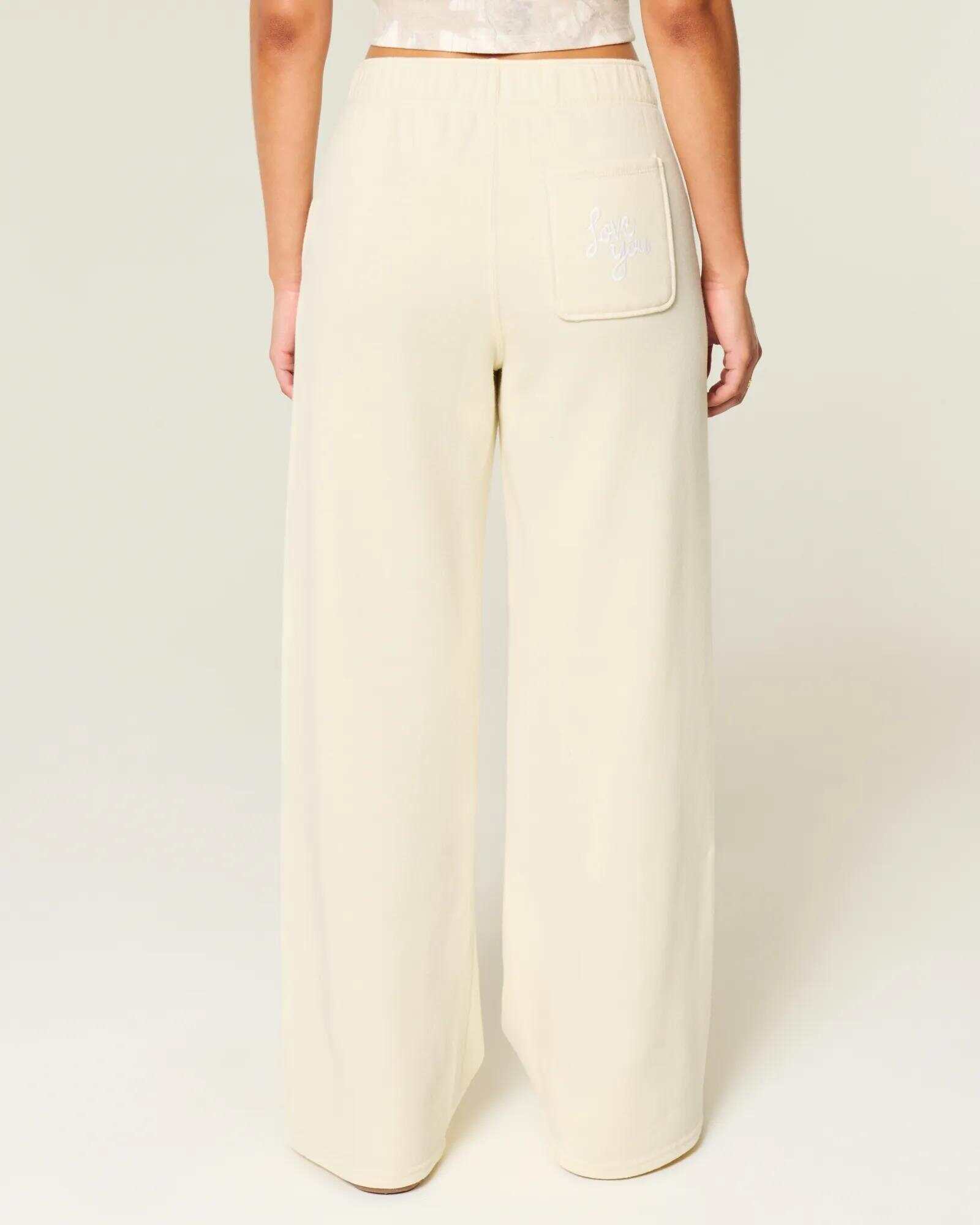 Wide-Leg Sweatpants
