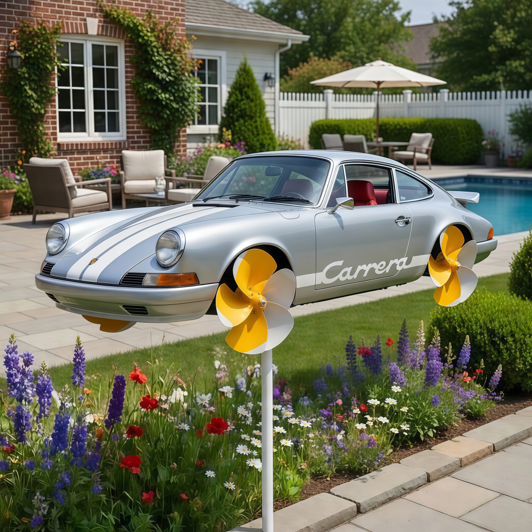 Porsche Carrera 911 Garden Wind Spinner