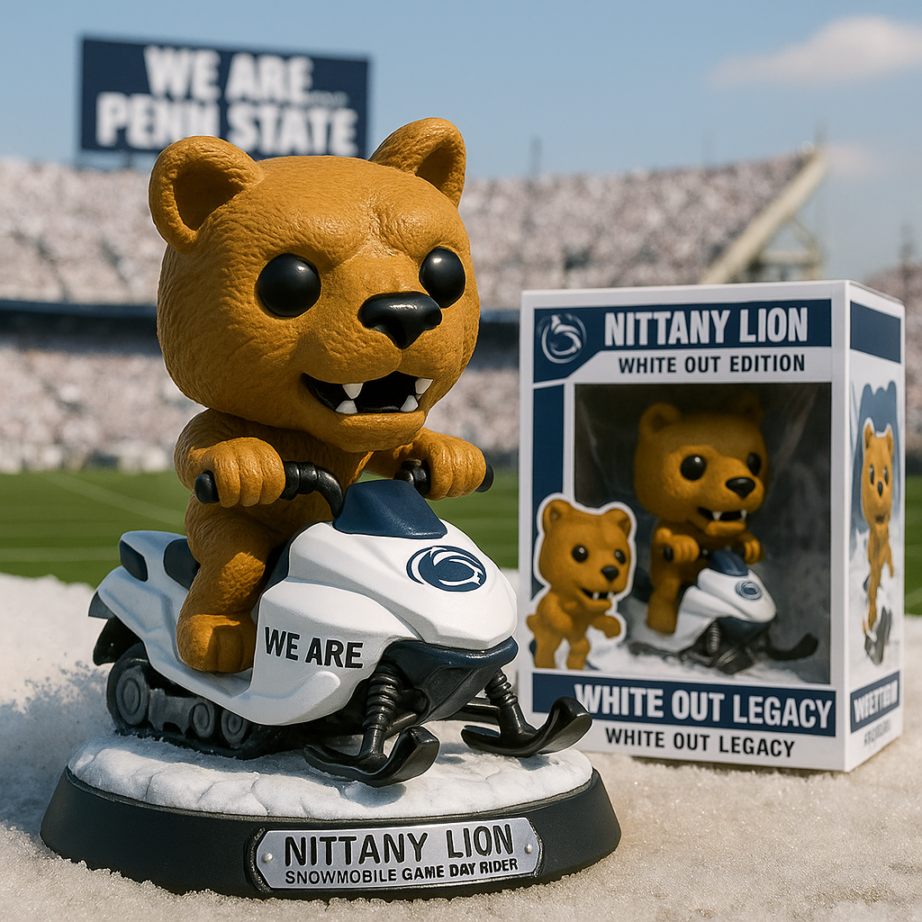 Nittany Lion Snowmobile Pop Doll