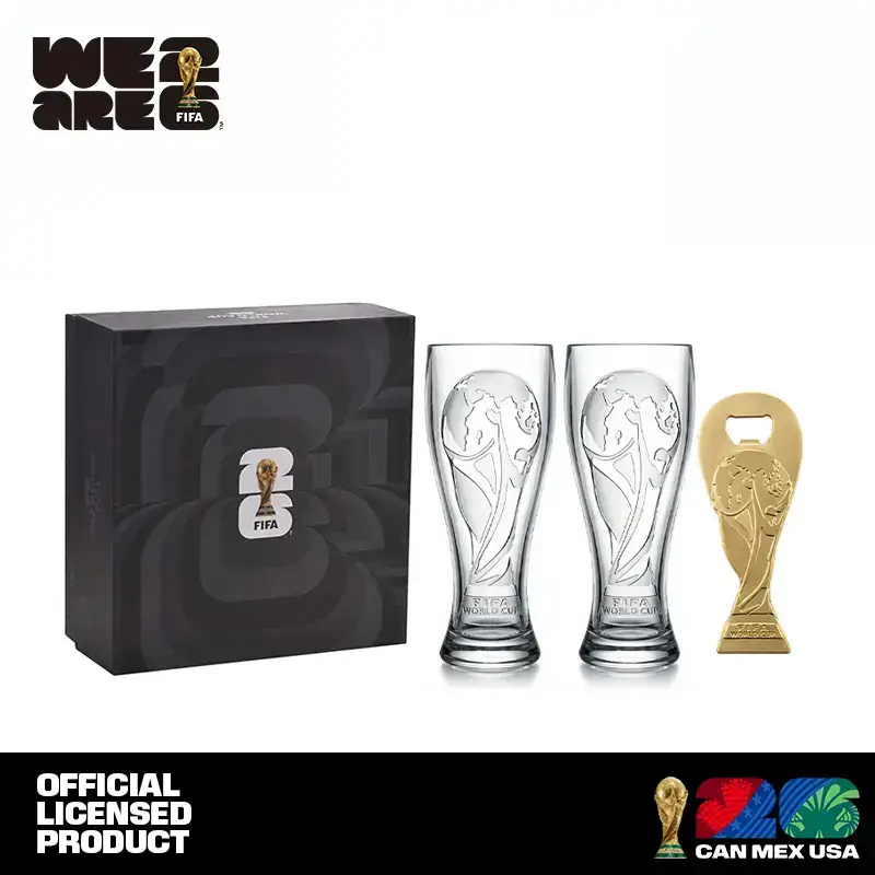 2026 Shatterproof Mugs （Not glass）and Magnetic Gold Opener set---Raise a cup to Victory Drink Drinkware Premium Soccer Gifts soccer fan gear