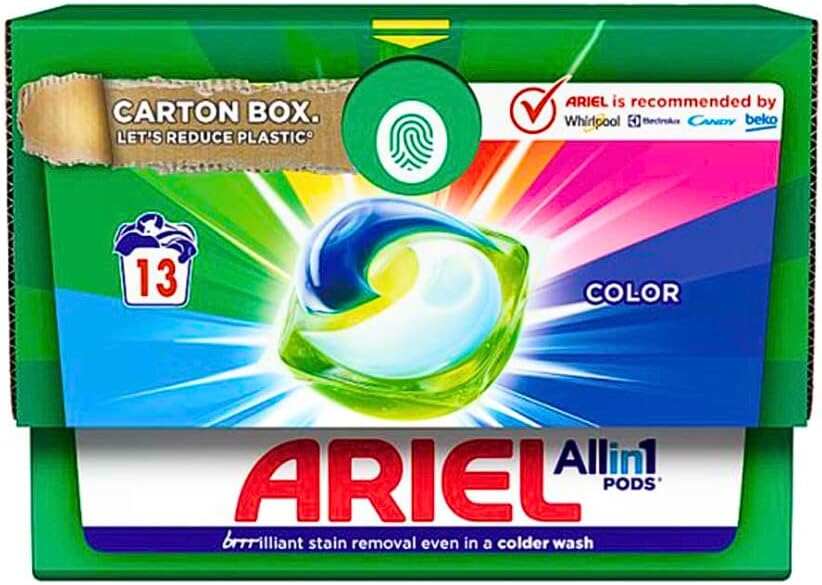 Ariel All-in-1 Pods Color Gel Capsules (13 Pods) 250.9g