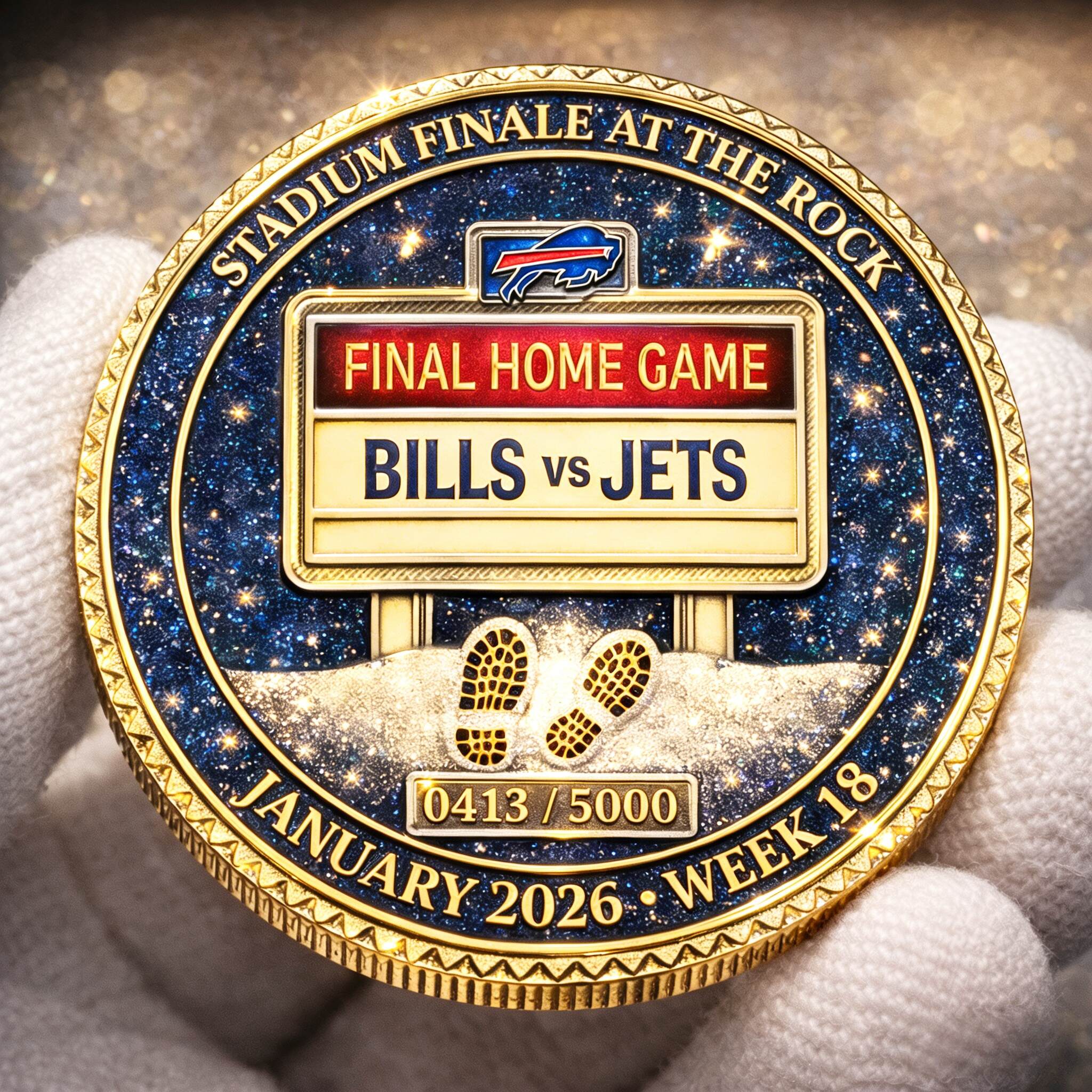 Buffalo Bills Final Home Game at Highmark Stadium Limited Collector Coin