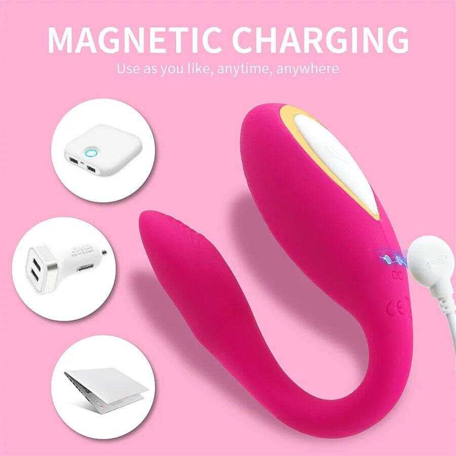 10-Mode U-Shaped Wearable Dildo – Wireless Remote Vibrator
