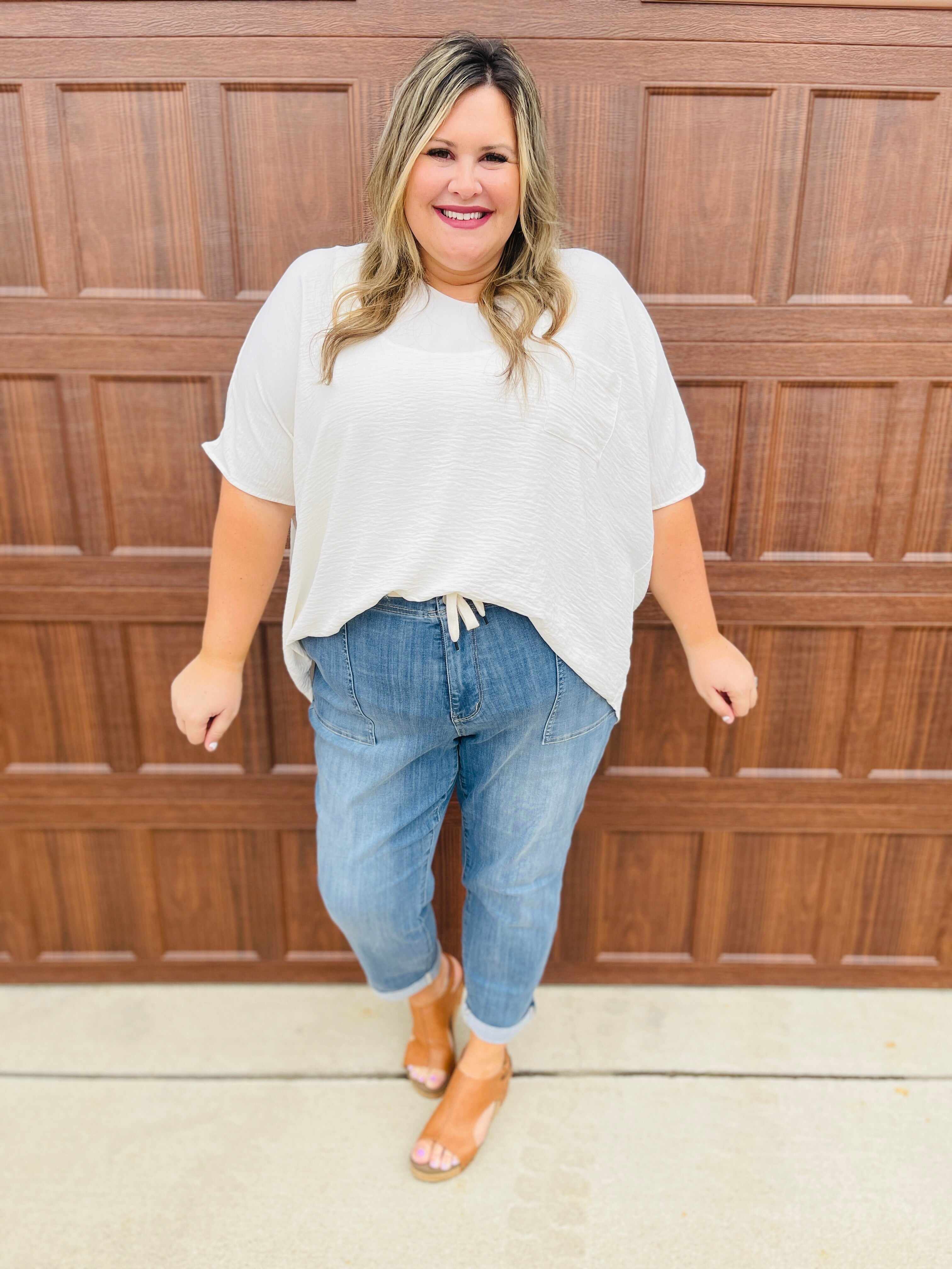 MARKDOWNS! Joggers REG/CURVY Jog It Out Denim Joggers RESTOCK!