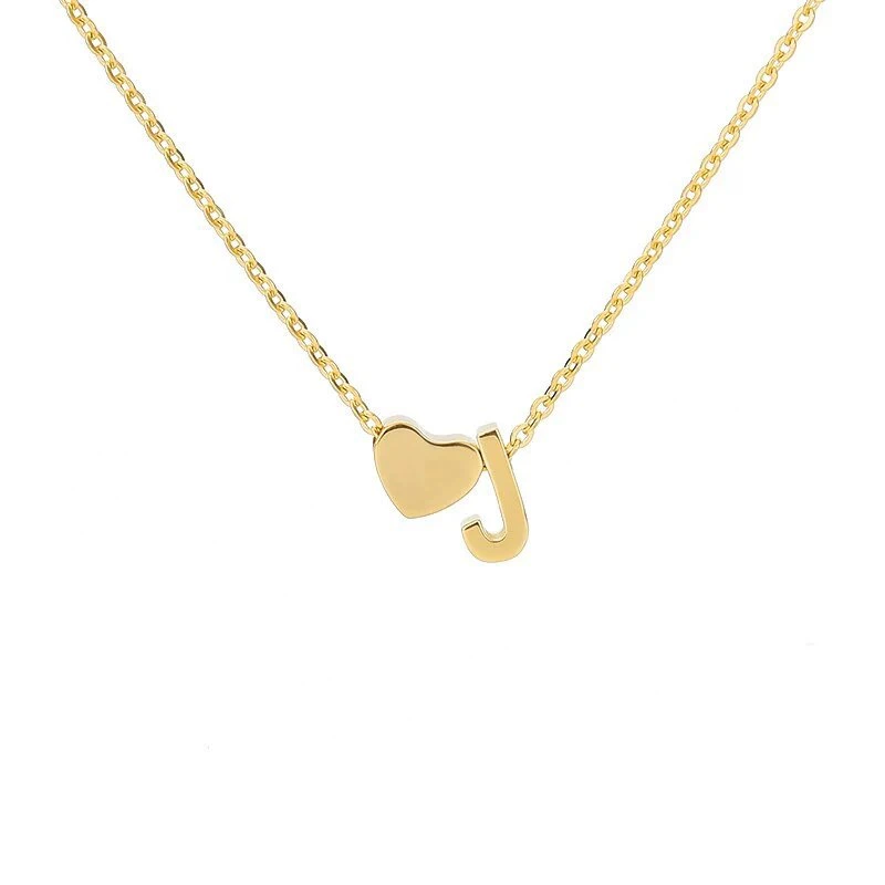 🔥Last Day 69% OFF ✨Personalized Gold Heart A-Z Initial Necklace Jewelry Gift for Her