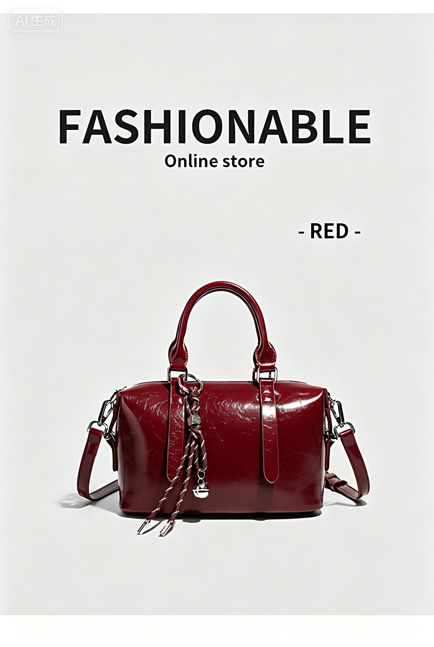 Fashionable womenbag with cowhide leather